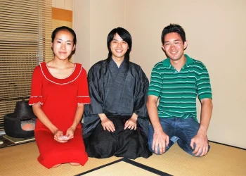 2008 - Cerimônia do Chá com amiga Yumiko em Tokyo